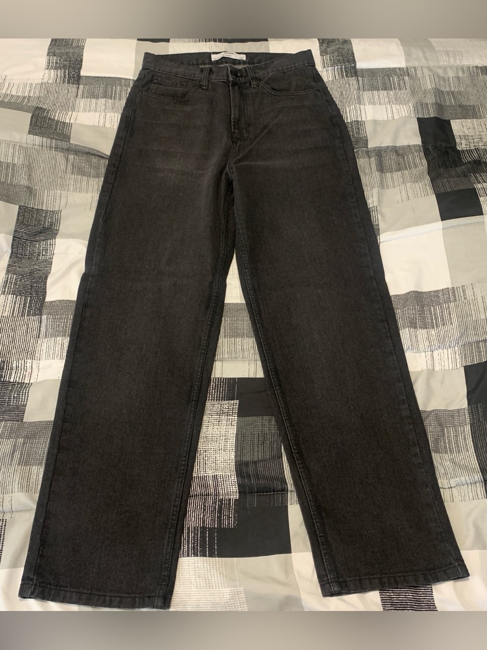 UH Denim Black Wash Baggy Jeans - Size 30